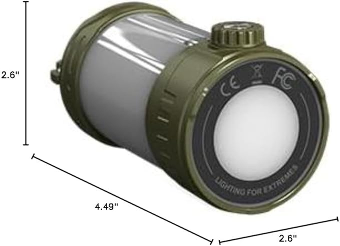 Fenix CL26R Pro 650 Lumen USB Rechargeable White/red Output Camping Lantern/Work Light, Rechargeable Battery with EdisonBright Charging Cable (Olive Darb)