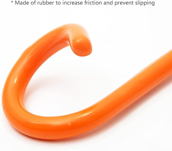 Alnicov 2PCS Camping Hook Hanger,Hook Lantern Lamp Hanger Tent Pole Post Hook Hanging for Fishing Camping Travelling Adventure,Orange