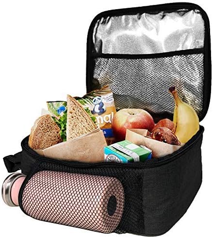 Hap Tim Insulated Lunch Box for Men, Reusable Lunch Bag for Women, Spacious Lunchbox Adult, Dark grey (18654-DG)