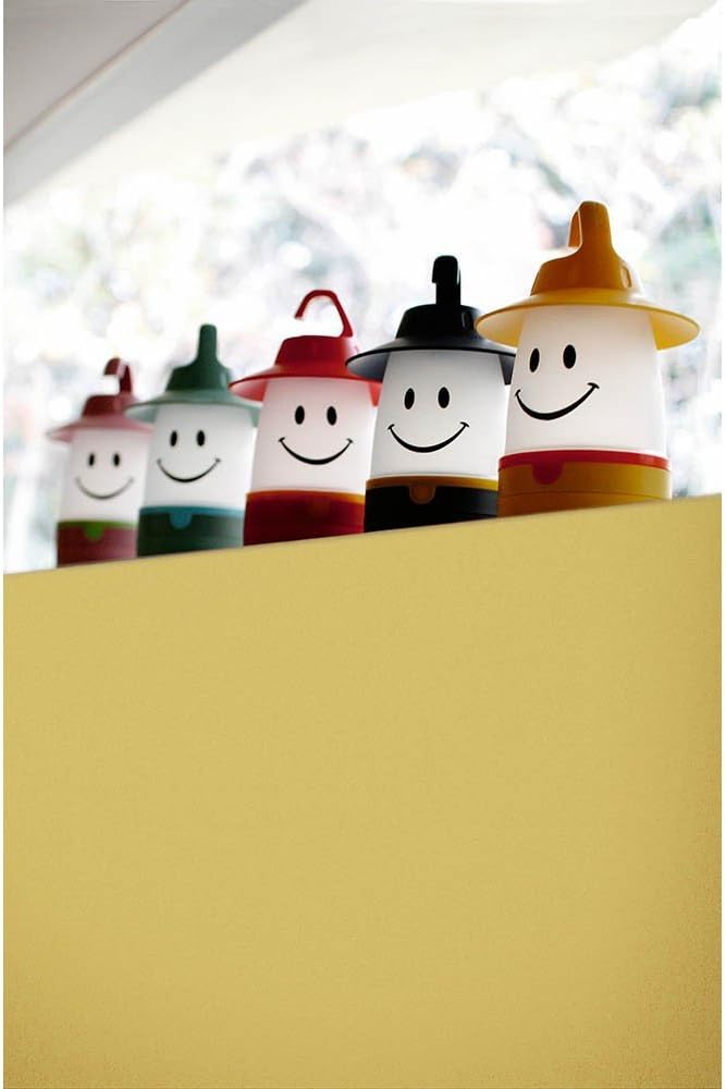 SMiLE Soft LED Night Lantern - Black - Hanging Lamp, Battery-Operated