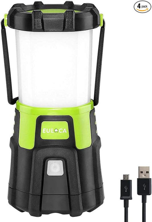 Camping Lantern LED, Super Bright 1200lm Dimmable , 4 Light Modes,Power Bank Waterproof Tent Light, Perfect Work Flashlight for Hurricane, Hiking, Home, Emergency and More