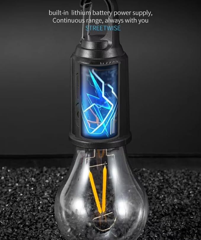 Camping Lights Rechargeable, Tent Lights, Camping Essentials, Flashlights for Camping with 3 Lighting Degree, Timer Function, Hand Camping Lantern for Hiking, Backpacking, Emergency Outage