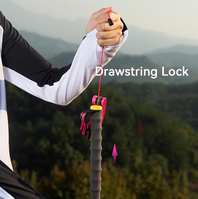 AONIJIE Trekking Poles -2 Ultralight Collapsible Carbon Fiber Hiking Poles with Anti-Shock and Quick Lock System, Folding Walking Sticks for Hiking, Camping