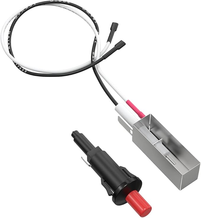 SafBbcue 7510 Grill Igniter Kit Replacement Parts for Weber Spirit 200 300 (Side Control) 500 700 Compatible with Weber Genesis 900 1000 2000 3000 Genesis Silver Gold/Platinum Gas Grill Igniter