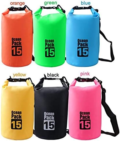 Outdoor Dry Sack/Floating Waterproof Bag 2L/3L/5L/10L/15L/20L/30L for Boating, Kayaking, Hiking, Snowboarding, Camping, Rafting, Fishing and Backpacking (Green, 30L)