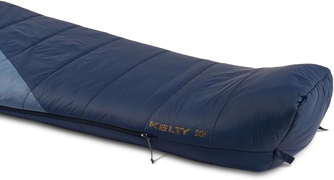 Kelty Cosmic Synthetic Fill 20 Degree Backpacking Sleeping Bag – Compression Straps, Stuff Sack Included