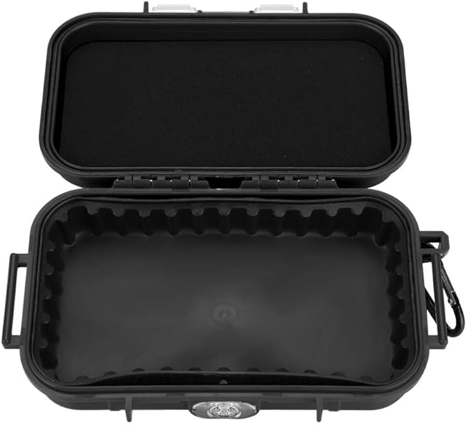 Dry Box Outdoor Waterproof Airtight Storage Case Hard Shell Wet Dry Box Carry Box Tackle Organization for Camping, Fishing