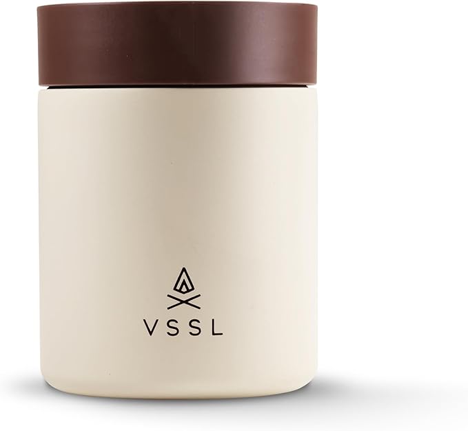 Nest 10 oz Mug, Stainless Steel, Double Walled, Vacuum Sealed & Integrates Nest Products, Cream