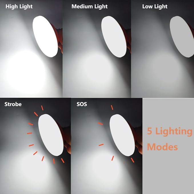 LED Camping LED Tent Solar Lantern Lights 6000LM 5 Mode USB Rechargeable Remote Control Portable Light Tent Hanging Flashlight Outdoor Fishing Emergency Courtyard Garden 1pack