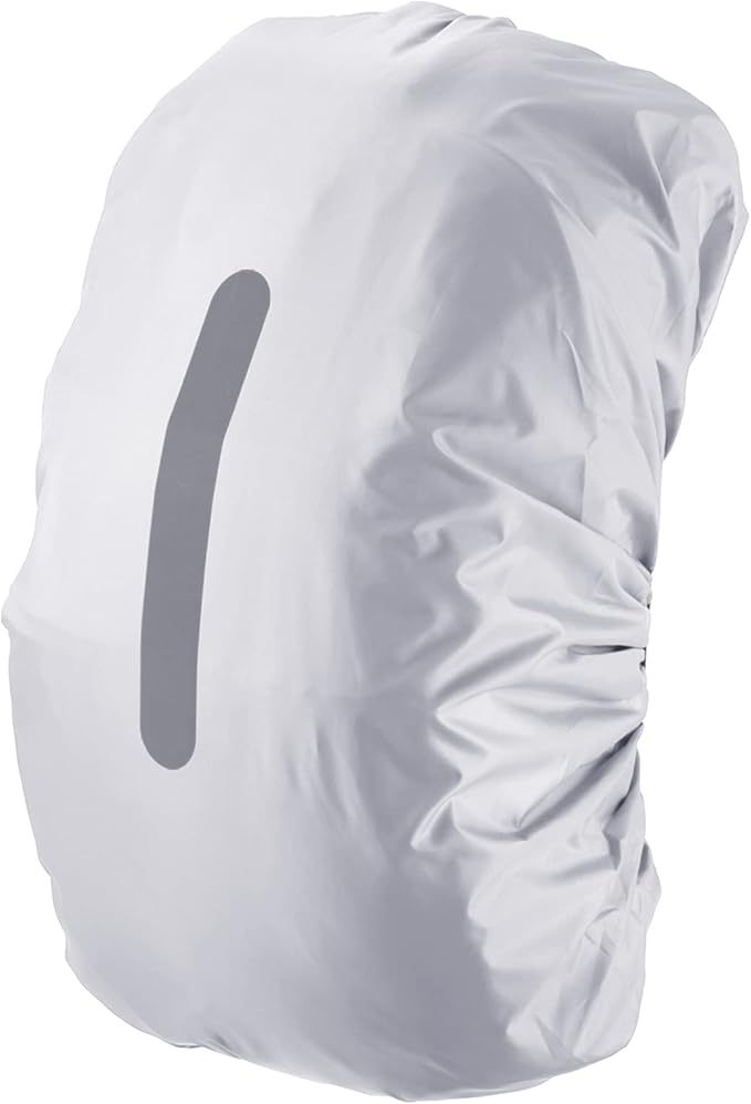 PATIKIL Waterproof Backpack Rain Cover, Non-Slip Backpack Cover with Vertical Reflective Strap Stay Dry for Hiking, Camping, Hunting