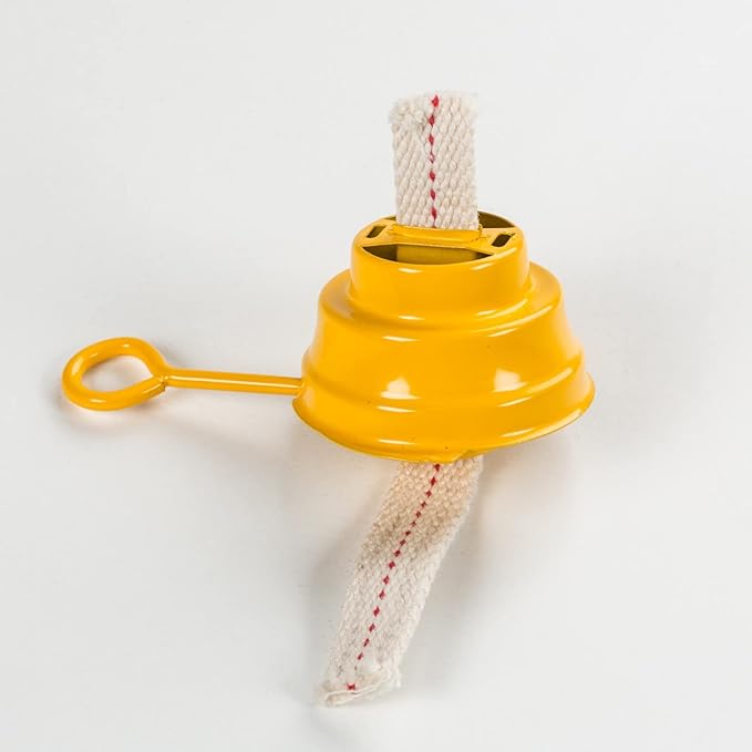 Outdoor Kerosene Fuel Lantern, German Made Weather Resistant Baby Special 276 Galvanized Hurricane Lamp for Camping or Patio, 10 Inches, Yellow