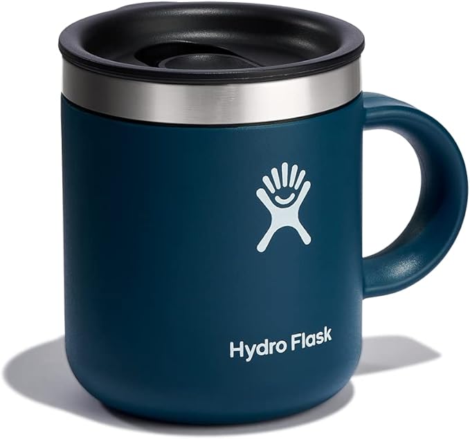 Hydro Flask Stainless Steel Mug - Insulated Travel Portable Coffee Tumbler with Handle, 6 fl oz