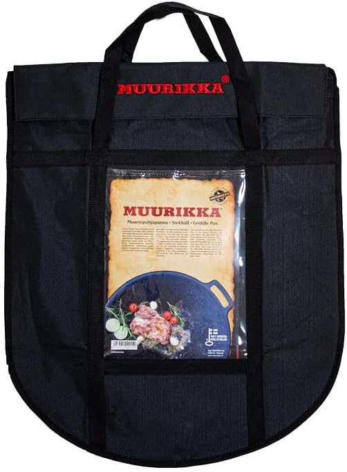 Grill Pan, 58 cm, Outdoor Pan, Fire Pan with Legs - Made of Robust Rolled Steel for Campfires & Firepit & Grill