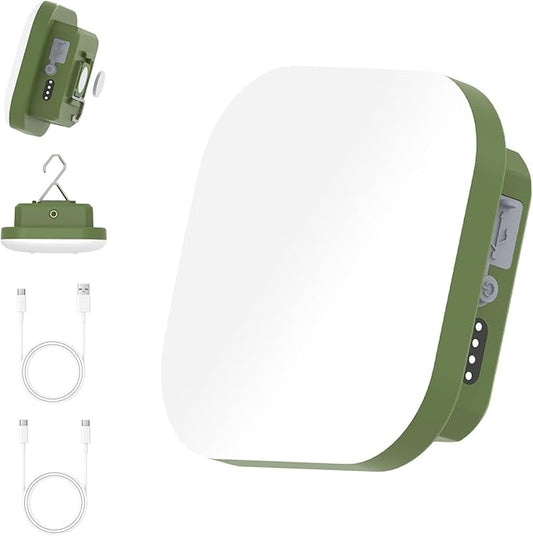 LED Camping Lights, 12000mAh Rechargeable Lanterns, 5 Lighting Modes Camping Tent Light, PD 3.0 Fast Charging PowerBank, IP54 Waterproof Portable Red Flashlight for Power Outage