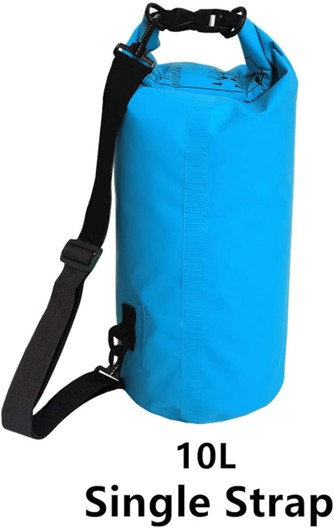 Waterproof Dry Bag for Women Men, 10L Roll Top Lightweight Dry Storage Bag Backpack for Travel, Swimming, Boating, Kayaking, Camping and Beach