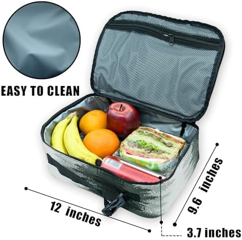 Camo Deer Lunch Bag Insulated Reusable Lunch Box Kids Girls Boys Cooler Thermal Tote Bag For Men Women School Work Picnic