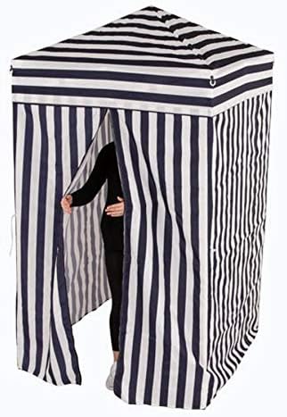 Impact 4'x4' Pop up Changing Dressing Room, Black and White
