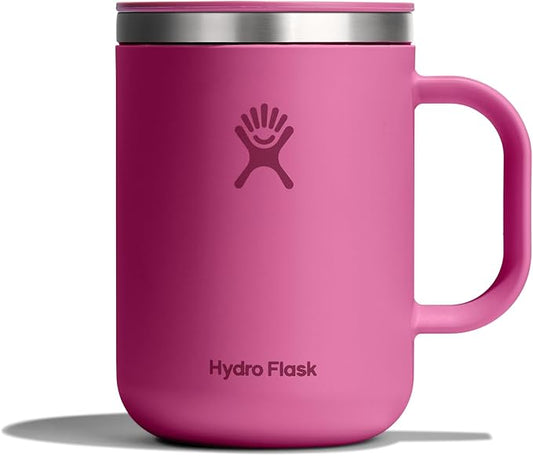 Hydro Flask Coffee Mug – Insulated Stainless Steel, Non Spill, Leak Proof Travel Mug 24 Oz Reef Pink