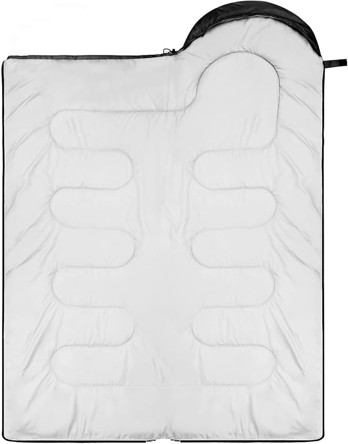 Sportneer Sleeping Bags for Adults, Warm & Cold Weather Sleeping Bag for Adults Kids Boys Girls - Lightweight Compact Camping Gear Equipment, Traveling, Backpacking, Hiking