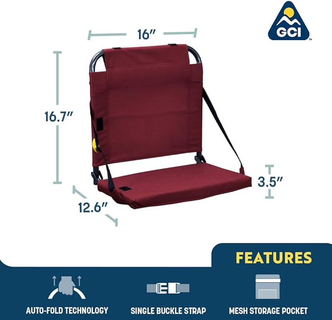 GCI Outdoor Comfort Chair and Stadium Seat