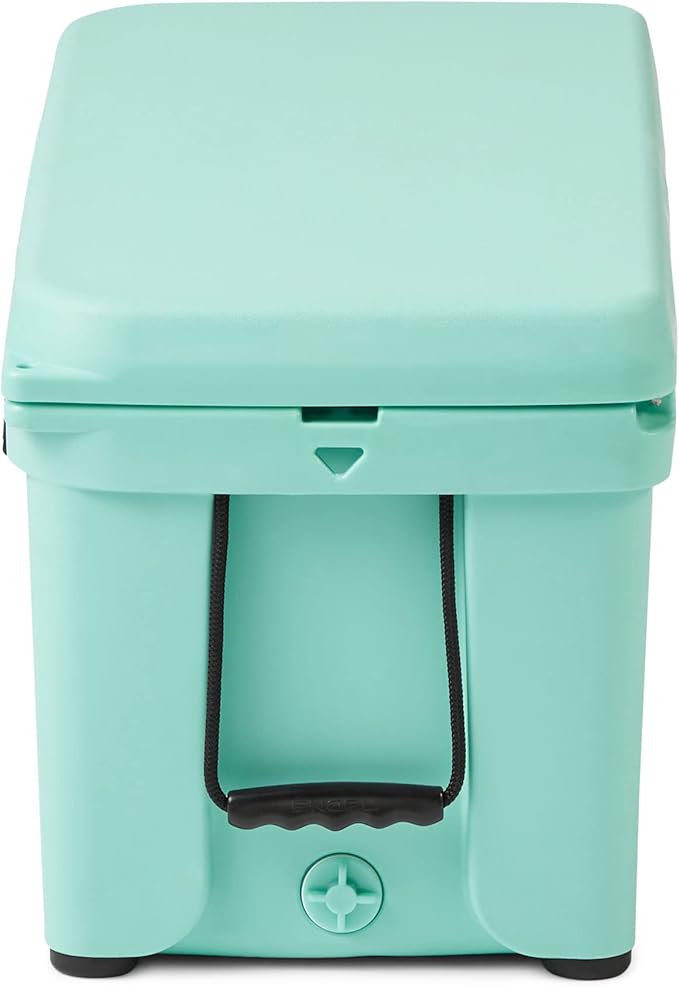 Engel Coolers ENG80 Cooler | 75 Can High Performance Durable Seamless Rotationally Molded Ice Box for Camping, Hunting, and Fishing - Seafoam