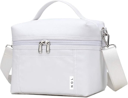 NOL Natural Organic Lifestyle Insulated Lunch Bags for Women Cooler Bag Lightweight Nylon Waterproof Lunch Box For Work
