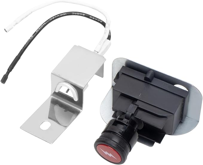 SafBbcue Grill Igniter 80475 for Weber Q120 Q220 Series Grills Switch Electronic 2-Outlet Ignition Push Button Kit Igniter Parts for Weber 516002 516501 566002 566801 567798 Gas Grill