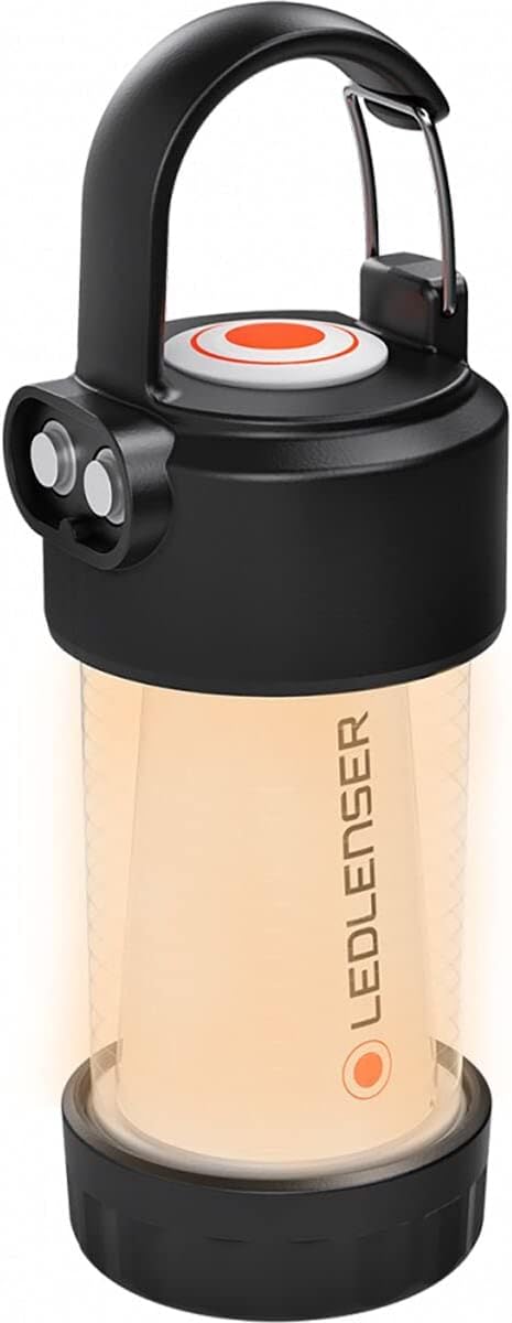 Ledlenser ML4 Warm Light Rechargeable Lantern, Smart Light Technology, Flexible Attachment Options