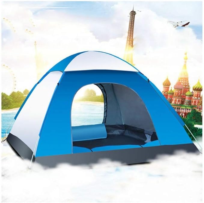 Waterproof Instant Pop Up Tent 3-4 Person Camping Tent, Instant Set Up, Outdoor Hiking Backpacking Tent Shelter