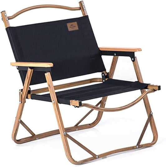 Naturehike Camping Chair, Foldable Chair for Outdoor Garden, Small Black