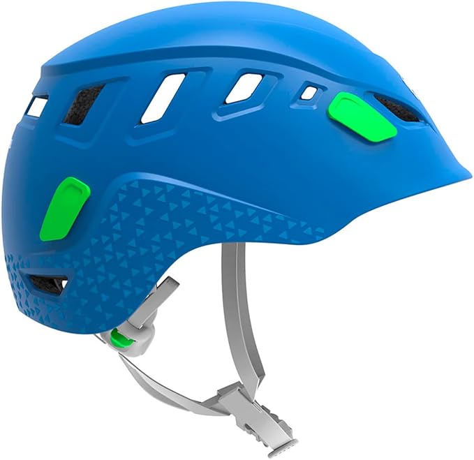 Petzl Picchu Children's Helmet - Kids' Climbing and Cycling Helmet with Enhanced Head Protection - Blue