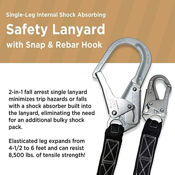AFP Demon Fall Protection Comfortable Safety Harness (OSHA/ANSI PPE)
