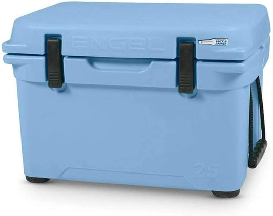 ENGEL 25 High Performance 5.28 Gallon 24 Can High Performance Durable Rotationally Molded Ice Cooler for Camping, Hunting, and Fishing