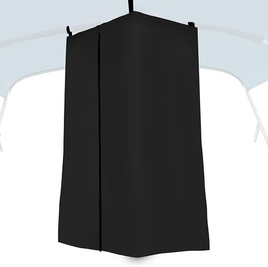 Privacy Tent for Boats - Float Boat Hanging Privacy Curtain Pull-Down Type Suitable for Bimini Top
