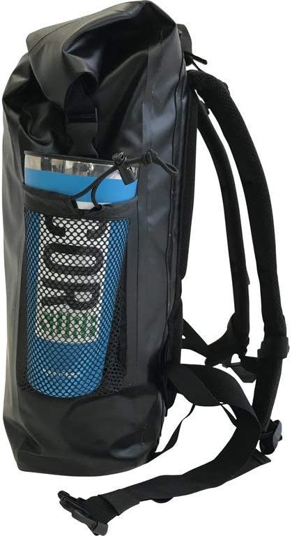 Waterproof Backpack with Laptop Sleeve | Heavy Duty Hiking, Kayak Dry Bag Backpack | Roll-Top Closure (40L Gray)