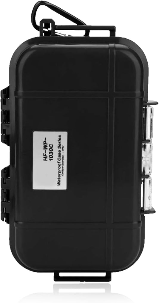 Dry Box Outdoor Waterproof Airtight Storage Case Hard Shell Wet Dry Box Carry Box Tackle Organization for Camping, Fishing