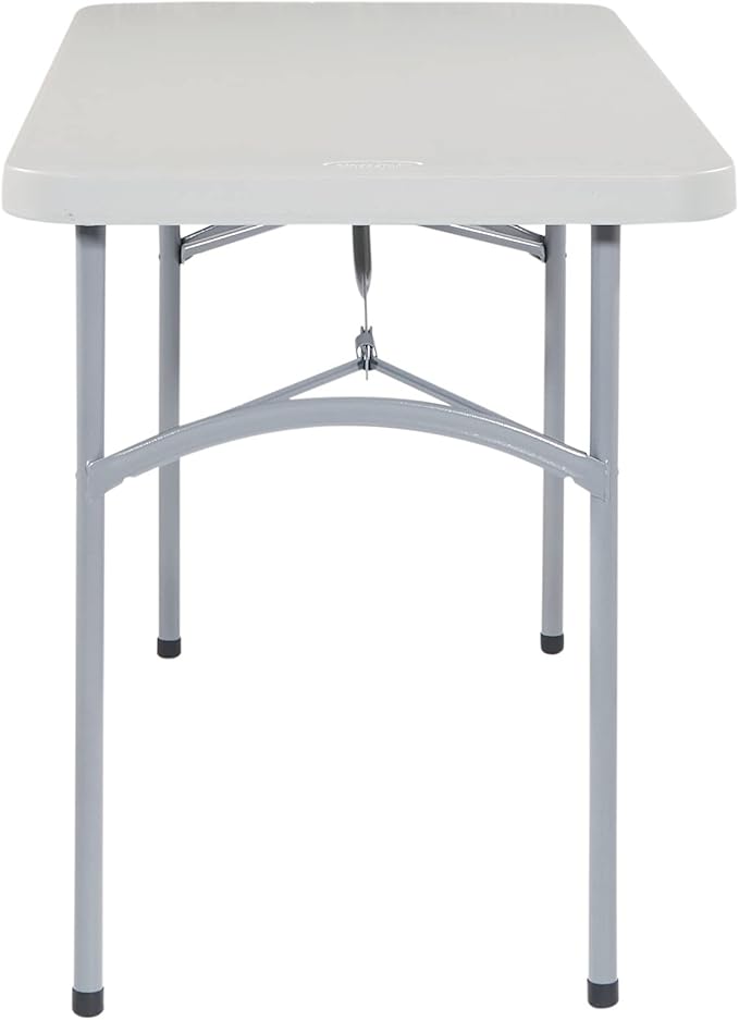 Office Star Resin Multipurpose Rectangle Folding Table for Indoor or Outdoor Use, 4 Feet x 2 Feet