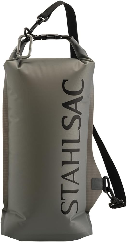 Stahlsac Abyss Drylite Dry Bag 6L in Light Grey | Durable Waterproof Bag | Lightweight Dry Bag for Boating, Hiking, Kayaking, & Rafting | Tested for Enhanced Durability | Removable Straps