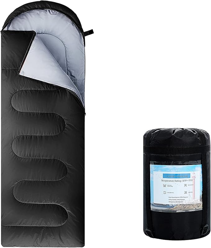 Sleeping Bags for Adults,Kids & Girls-Warm & Cold Weather Lightweight Waterproof Sleeping Bag Backpack with Compact Bag,Great for 3-4 Seasons Hiking,Camping and Outdoor Mountaineering