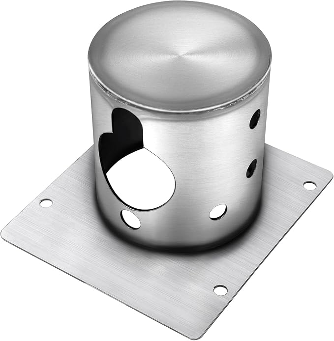 QuliMetal Fire Burn Pot Replacement Parts for Pit Boss Pro 1150/1600 Pellet Grills, Pit Boss PB1150PS2, PB1150PS3, PB1600PS1 Grills, Upgraded FirePot Accessories with Screws