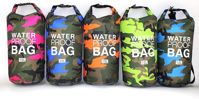Waterproof Dry Bag 2L/5L/10L/15L/20L/30L, Roll Top Sack Keeps Gear Dry for Kayaking, Rafting, Boating, Swimming, Camping, Hiking, Beach, Fishing with Free Waterproof Phone Case