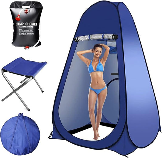 Pop Up Privacy Shower Tent Portable Outdoor Sun Shelter Camp Toilet Changing Dressing Room