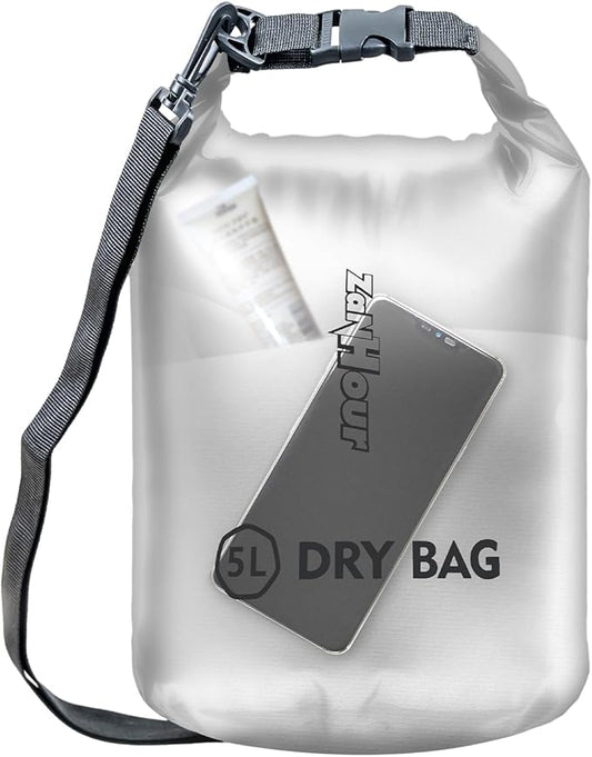 Waterproof Dry Bag - Roll Top Transparent Storage Bag,2L/5L/10L/20L,Suitable for Traveling, Swimming, Kayaking, Camping, Fishing, Rainy Day Trips