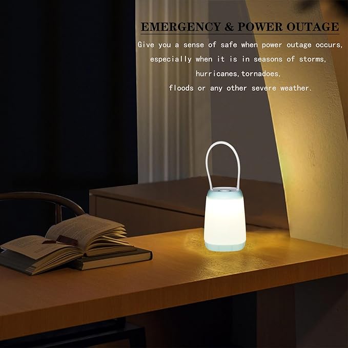 6 Pack LED Camping Light, 3 Modes Battery Powered Night Light for Indoor and Outdoor Emergency Light, Tent Lantern, Camping, Gifts (Includes 18 AAA Batteries)