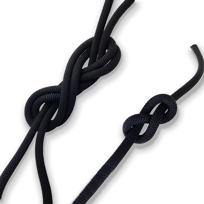 Ritafc Static Climbe Rope Rappelling Ropes 150FT(46M) UIAA Static Line Nylon Kern Mantle Rope for Mountain Tree Climbe, Hauling, Rescue