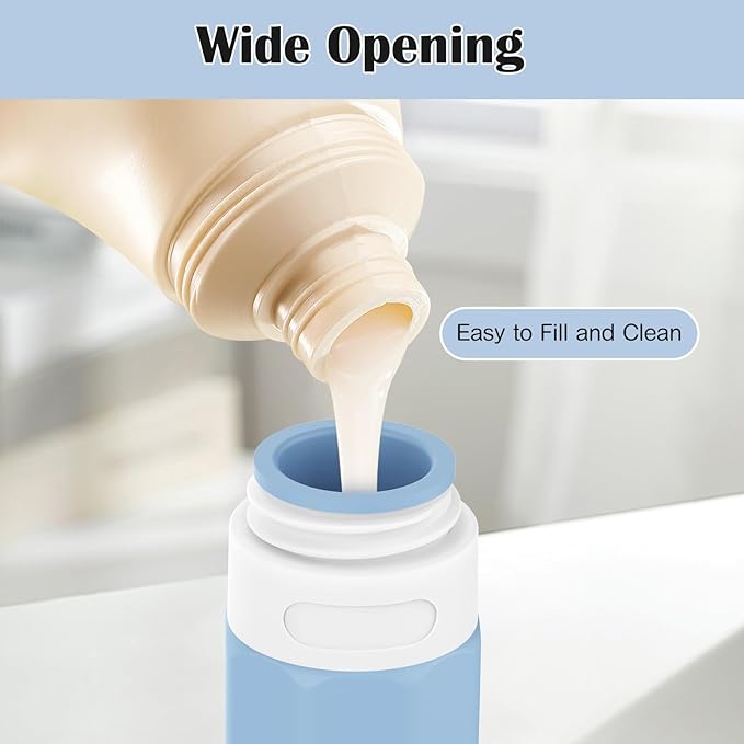 Redfly 17PCS Travel Bottles for Toiletries, TSA Approved Travel Size Containers, Leak Proof Travel Containers for Toiletries, Silicone Travel Kit for Shampoo, Conditioner, Lotion & Creams Multicolored