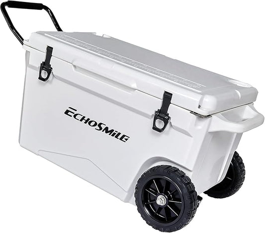 EchoSmile 25/30/35/40/60/75 Quart Rotomolded Cooler, Built to Stand up to The Rigors of The Journey