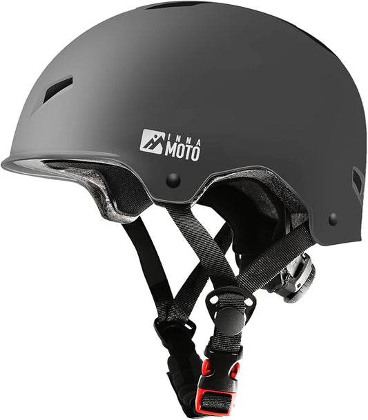 Skateboard Helmet for Adults - Adjustable Certified Safety Adults Helmet for Skateboarding Bike Bicycle Scooter Cycling Skate Skating Multisport Helmets for Women Men Boys Girls Kids Youth