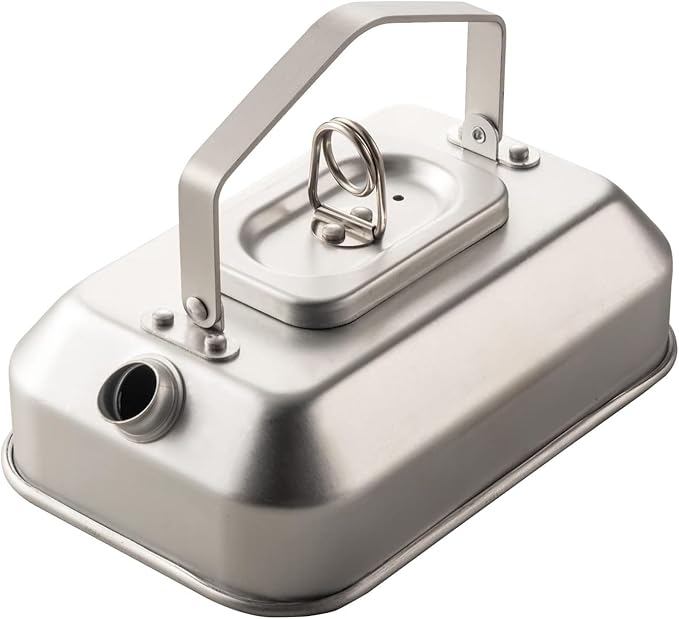 0.7L Outdoor Camping Kettle, Portable Camping Tea Kettles for Boiling Water, Hard Anodized Aluminum Camping Water Boiler, Compact Coffee Pot for Camping Hiking Backpacking