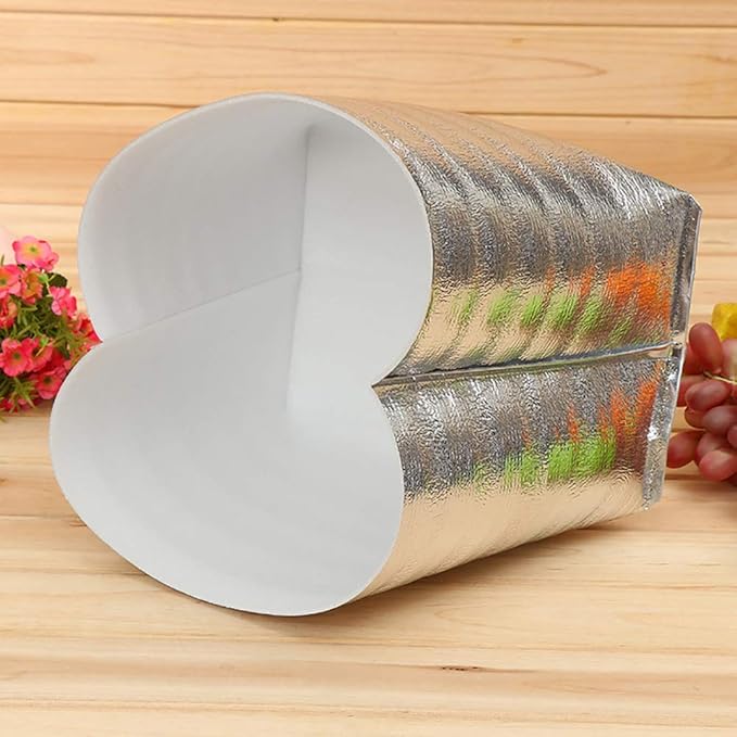 Reusable Insulated Thermal Bags 13" X 8.5" X 12" Foil Insulated Bag Liner Pack of 4 Thermal Box Liners for Lunch Box Shopping Bag Insulation Lining Waterproof Insulation Package